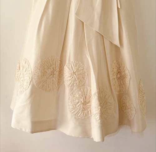 Anthropologie x BHLDN Hitherto Pinwheel Silk Tea Length Dress Size 8 MSRP $1400 - Picture 6 of 14
