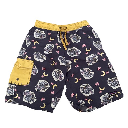 Patagonia Baggies Patterned Amphibious Swim Trunk Boys Shorts Youth Medium