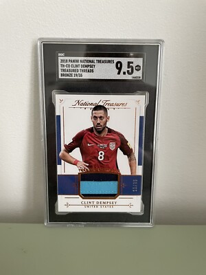 2018 Panini National Clint Dempsey USA Schatzfäden Bronze 19/35 SGC 9,5