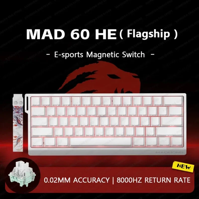Magnetic Switch Wired Mechanical Gaming Keyboard for Enhanced Computer Performance