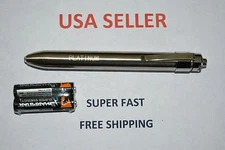 FLASHLIGHT MEDICAL DOCTOR NURSE VET POCKET   WITH CLIP LED 50 LUMENS W/BATTERIES