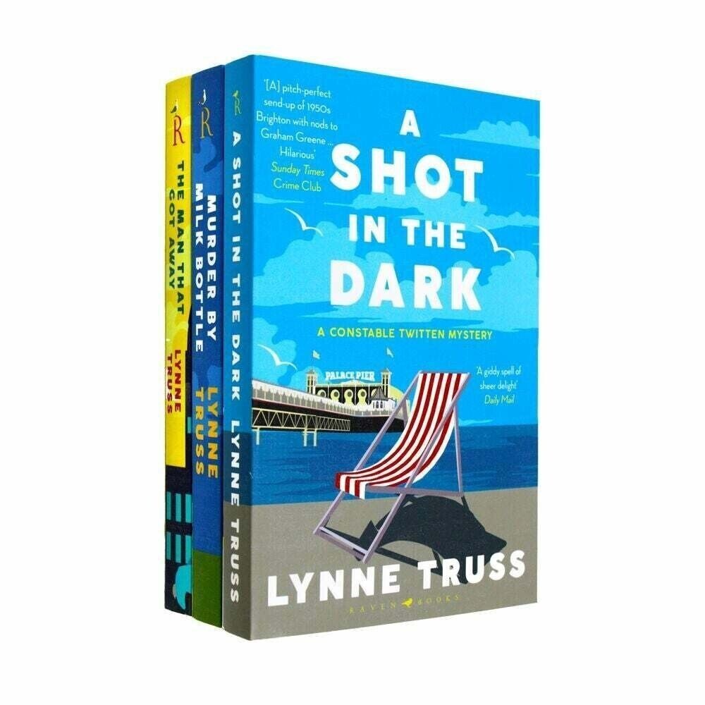 Lynne Truss 3 Books Collection Set (Shot in the Dark,Murder by Milk,Man) PB NEW
