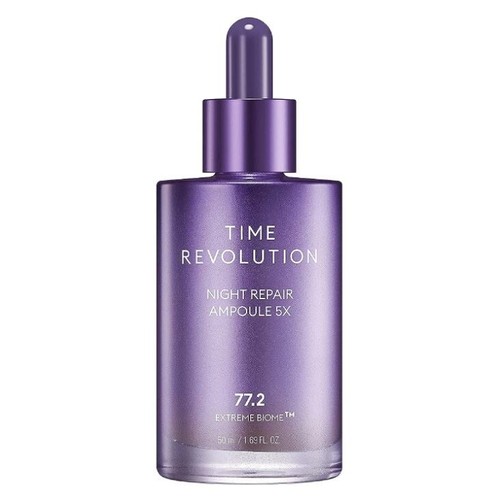 MISSHA Time Revolution Night Repair Face Serum Ampoule (5th Gen) 1.69 fl oz - Picture 2 of 12