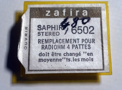 1pcs Zafira 6502 DIAMANT de Remplacement Pour RADIOHM 4 PATTES