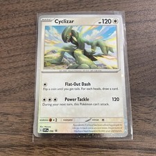 Pokemon TCG Cyclizar SVP 096 Scarlet & Violet Black Star Promo Cosmos Holo Card