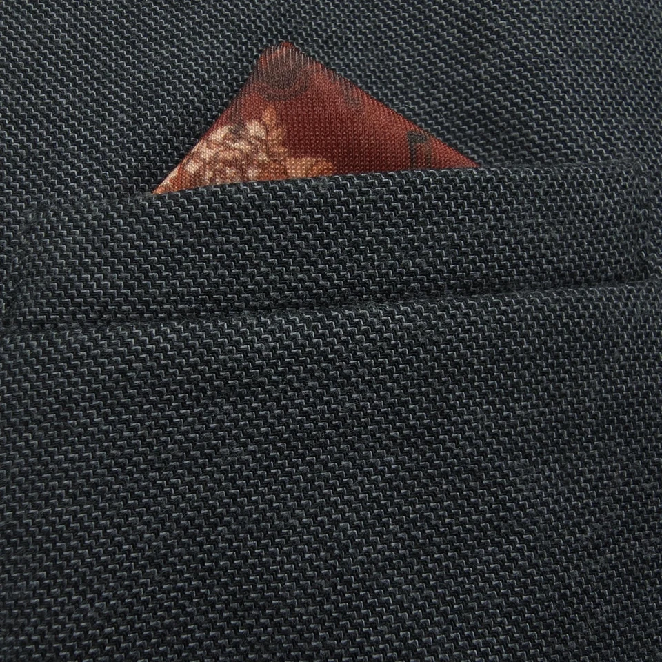 Aragaza Mens Vest XL Gray Burgundy Limited Edition Dragon Geisha Print Waistcoat - Image 4 of 4