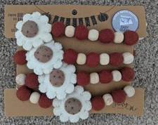 Jewelry Made by Me From Heart to Home Brand New Fall felted 6 foot garland