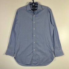Polo Ralph Lauren Slim Fit Button-Down Shirt Blue Size 15.5 /32-33