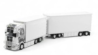 Tekno - Scania Next Generation Highline 6X4 Lkw Mit 2+2-Achsigem Auflieger (T...