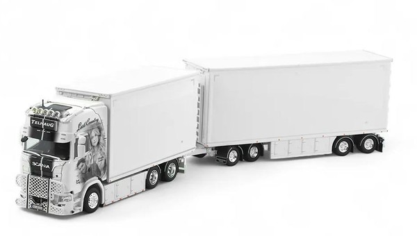 Tekno - Scania Next Generation Highline 6X4 Lkw Mit 2+2-Achsigem Auflieger (T...-image