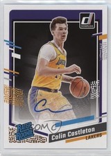 2023-24 Panini Donruss Rated Rookie Signatures Colin Castleton #284 Auto 2g6