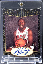 Tim Hardaway 1997-98 SP Authentic Premium Portrait SSP On Card Auto Heat HOF