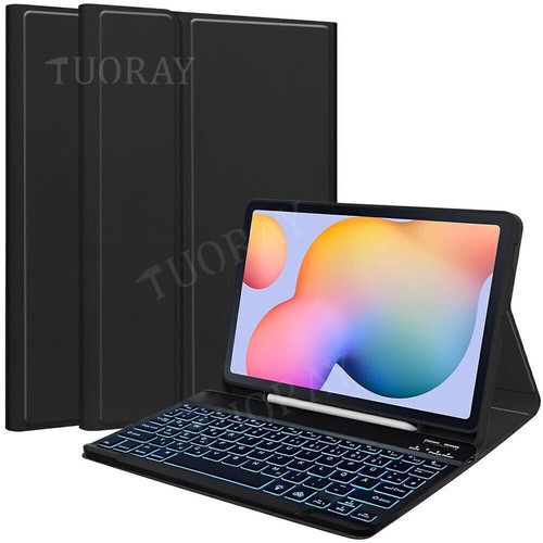 Für Samsung Galaxy Tab S6 Lite 10,4" Hülle mit Bluetooth QWERTZ Tastatur Maus DE - Bild 3 von 132