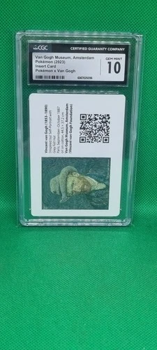 CGC 10 Van Gogh Insert Card Amsterdam Museum 2023 Pokemon TCG Felt Hat Pikachu