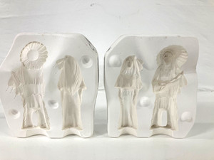 1993 Doc Holliday Ceramic Mold #1296 - Indian King & Queen