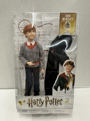 Harry Potter Ron Weasley Doll Hogwarts Wizarding World Mattel Box Damage