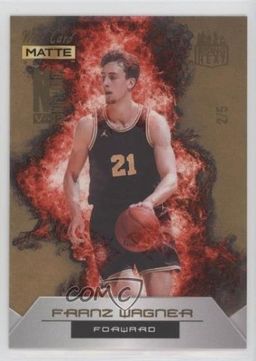 2022 MATTE National Convention VIP Gold - Red Flames 2/5 Franz Wagner #RHN-6 2h4