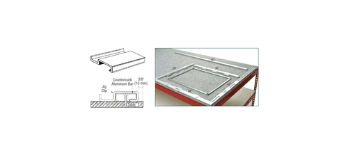 CRL P7933 1" Screen Table Jig Clips - pack of 4 - Picture 3 of 3
