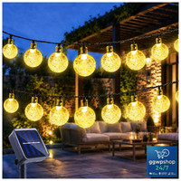 Solar Lichterkette AußEn 22M Warmweiß 100 LED 8 Modi Garten Dekoration