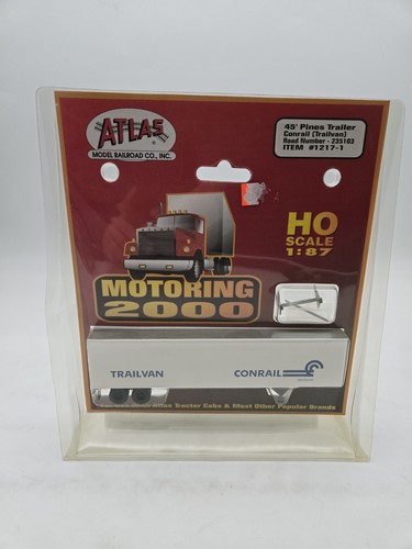 Atlas Motoring HO Scale 1:87 Pines Trailer Conrail Trailvan 1217-1 CRZ 235103 | Zustand: New