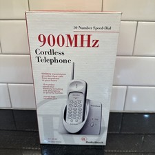 VTG Radio Shack 900MHz Cordless Telephone ET-3533 45-3533 White New In Box Phone