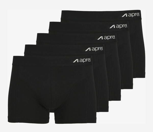 Herren 5Er Pack Boxershorts Gr. Xl, Unterhose, UnterwäSche, Aprel, Schwarz-image