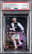 2019 PANINI WCCF FOOTISTA F20-7 #15 CRISTIANO RONALDO PSA 10