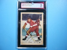 1953/54 PARKHURST NHL HOCKEY CARD #48 GLEN SKOV KSA 5 EX NICE!! 53/54 PARKIE