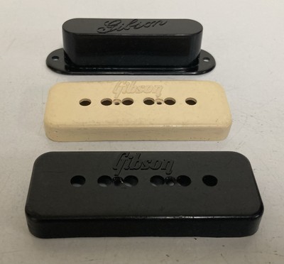 Gibson Embossed Plastic Pickup Covers - Three Nonmatching - P-90  And  PU-380