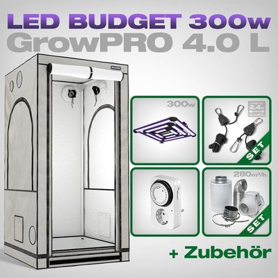 Lumatek ATS Pro 300W LED Grow Indoor Komplettset GrowPRO 4.0 L - Max Ertrag