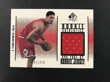 2001-02 SP Authentic #RA-TC Tyson Chandler Rookie Authentics /1275 Chicago Bulls