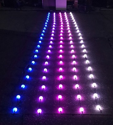 1-Chauvet DJ Motion Orb LED, 5X4=20 / 1-Meter Extension Strings & One Main Unit