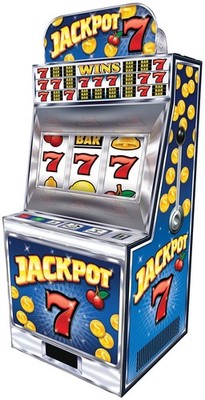 3-D Slot Machine Prop of Size 5' 10½'' x 28½'' for Halloween - Beistle