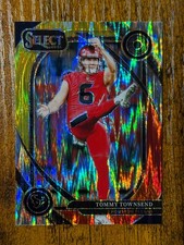 Tommy Townsend - 2024 Panini Select - Club Level - #296 Red & Yellow Shock Prizm