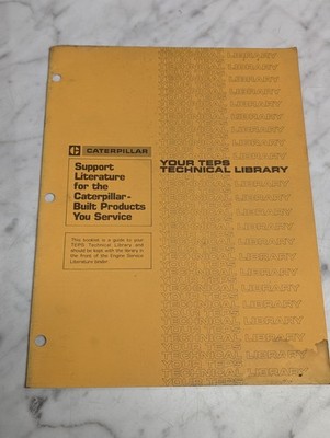 CATERPILLAR CAT YOUR TEPS TECHNICAL LIBRARY MANUAL SERVICE REPAIR