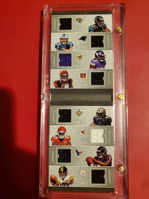 2017 Panini Preferred Activ8 Rookie Jerseys # 6/99   Fournette,Mccaffrey, Cook