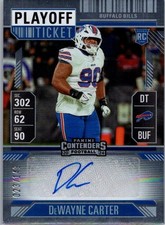 2024 Panini Contenders - Rookie Ticket DeWayne Carter #265 Playoff Ticket /149 