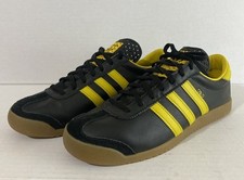 Adidas OSLO black / yellow leather ~ Size 10 / EU 44 ~ like new, worn once