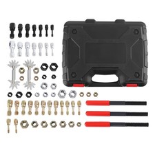 Complete Automotive Thread Chaser Kit 61pc SAE  Metric fit for Damaged Bolts