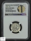 1937 Buffalo Nickel 5C ORIGINAL BAG FRAGMENT NGC MS BU Brilliant UNC