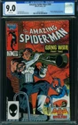 AMAZING SPIDER-MAN #285 CGC 9.0 White Pages Marvel Comics 2/1987