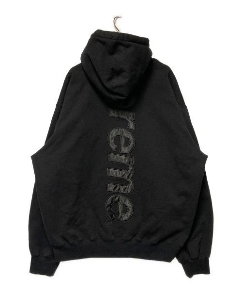 Sweat à capuche / pull à capuche L Supreme 23Aw satin appliqué