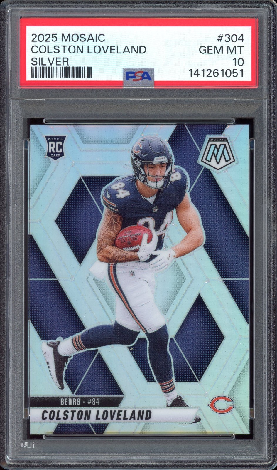 Colston Loveland Panini Mosaic #304 Silver
