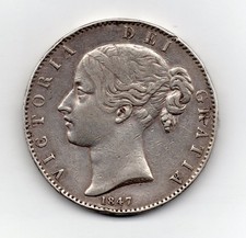1847 Crown, Victoria young head