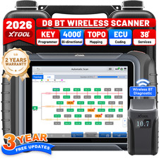 XTOOL D8 BT Wireless Car Full System Diagnost...