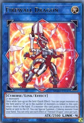 3x Firewall Dragon (Red Alternate Art) Rare MGED NM