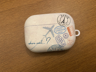 Airplane AirPods Case, Cute Aviation Headphone Cover Travel Lover Gift Case