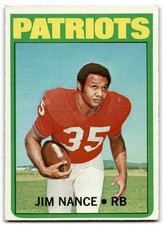 1972 Topps Football Jim Nance #183