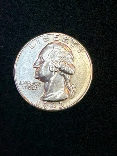 1963 (P) Washington Quarter 90% Silver - Extra Fine