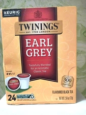 Twinings Of London Earl Grey Tea 24 K-Cups Some Box Damage - Exp 12/2027